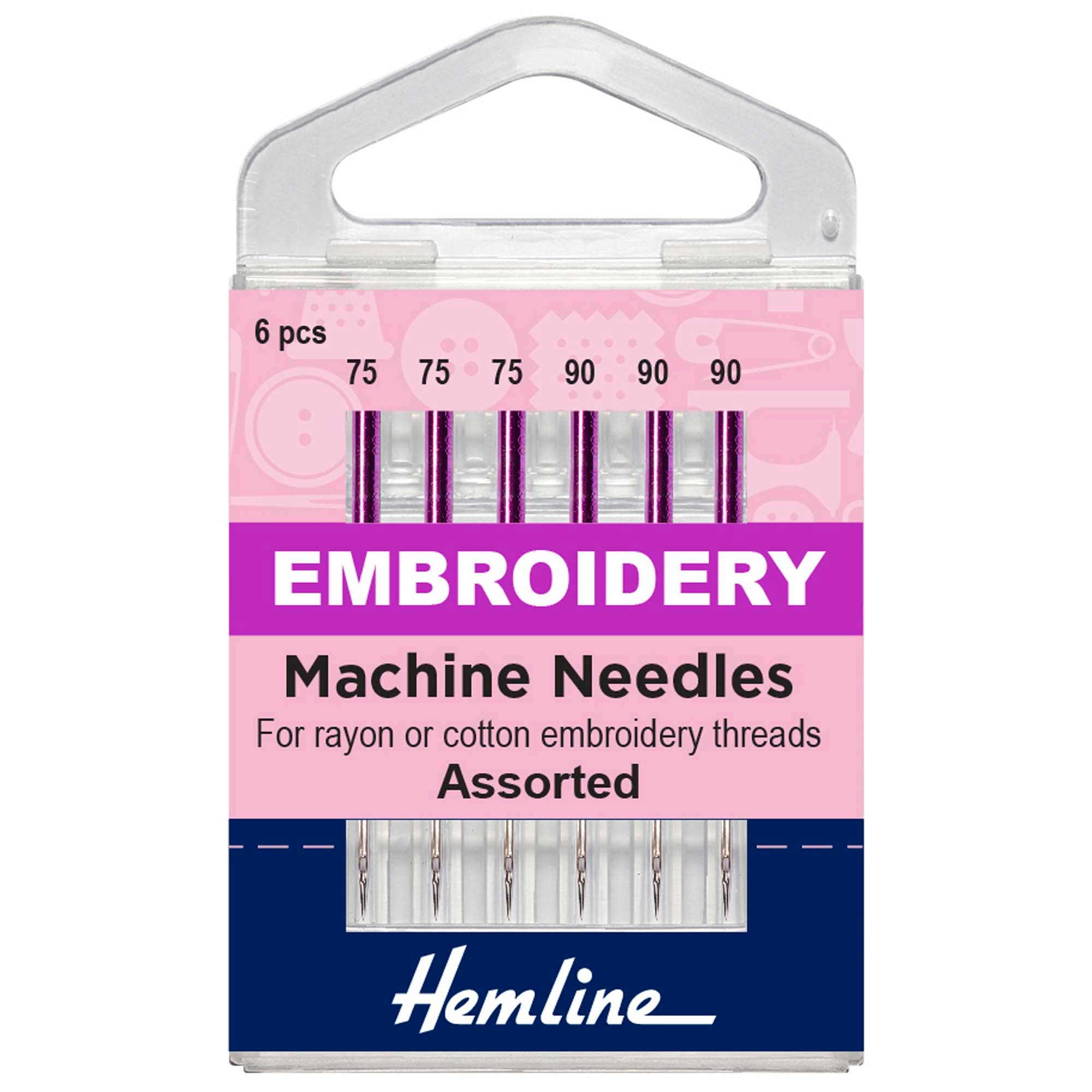 Sewing Machine Needles: Embroidery Assorted