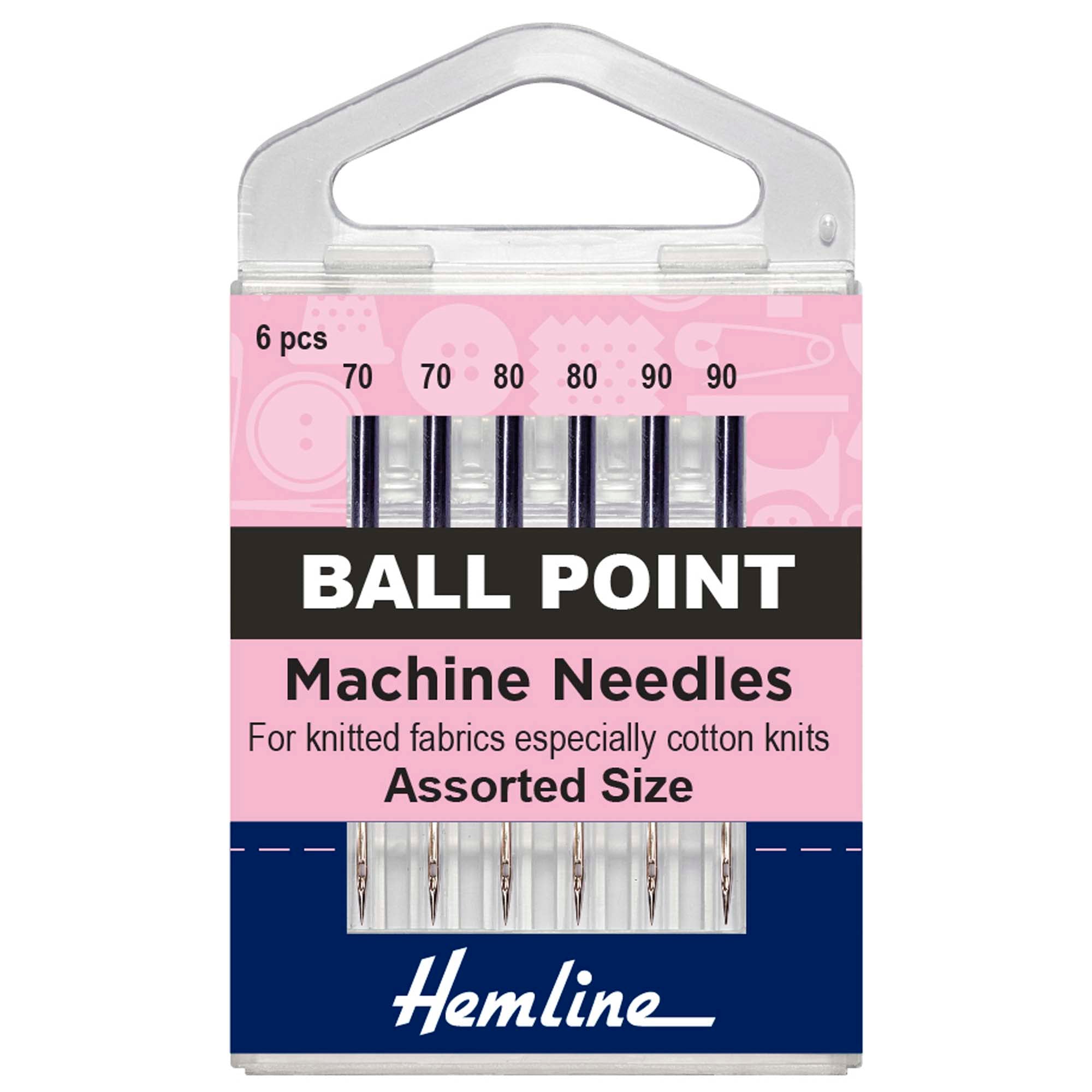 Sewing Machine Needles: Ballpoint Assorted
