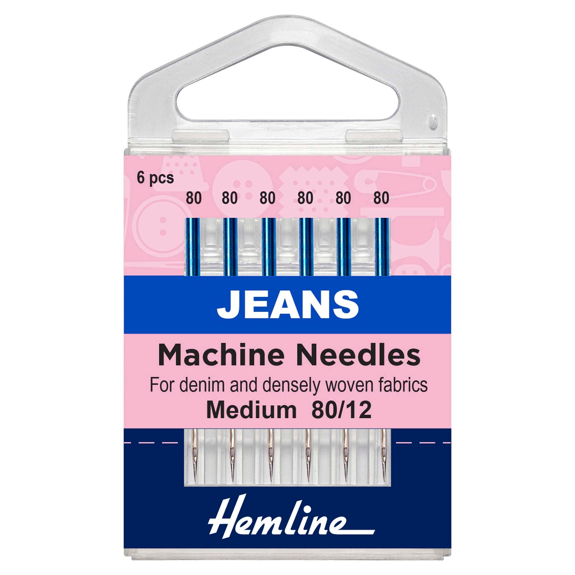 Sewing Machine Needles: Jeans Medium